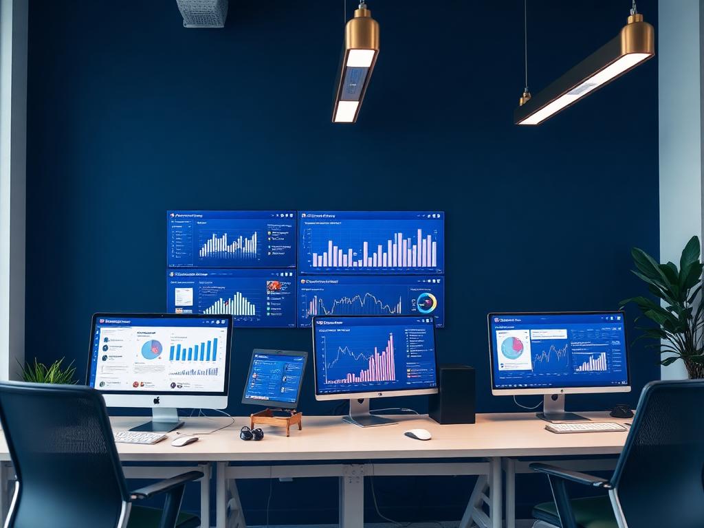 Digital marketing campaign analytics workspace